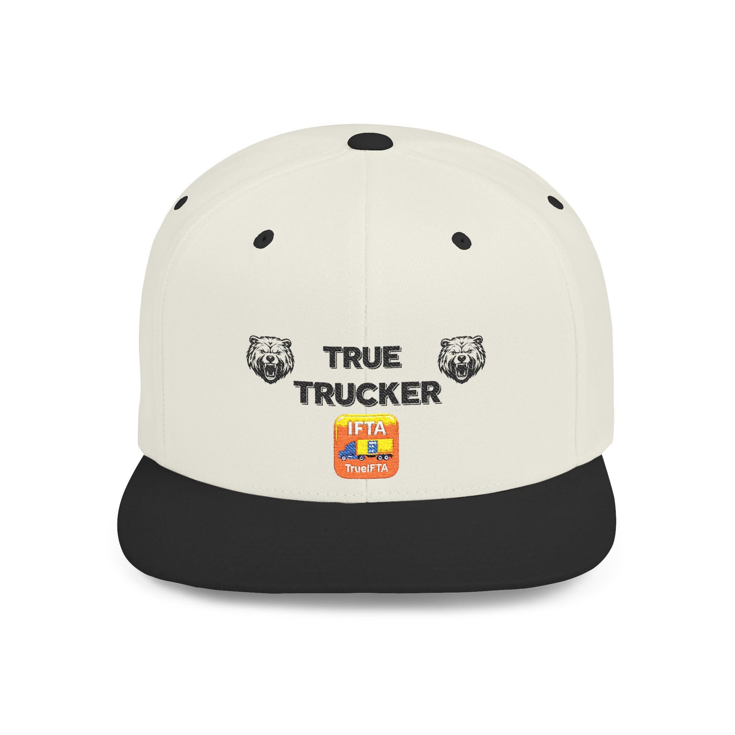 True Trucker Flat Bill Snapback Hat | Perfect for Casual Outings, Outdoor Adventures, Festivals, Gifts, and Everyday Wear