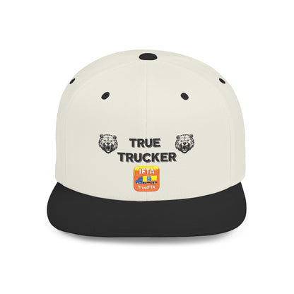 True Trucker Flat Bill Snapback Hat | Perfect for Casual Outings, Outdoor Adventures, Festivals, Gifts, and Everyday Wear