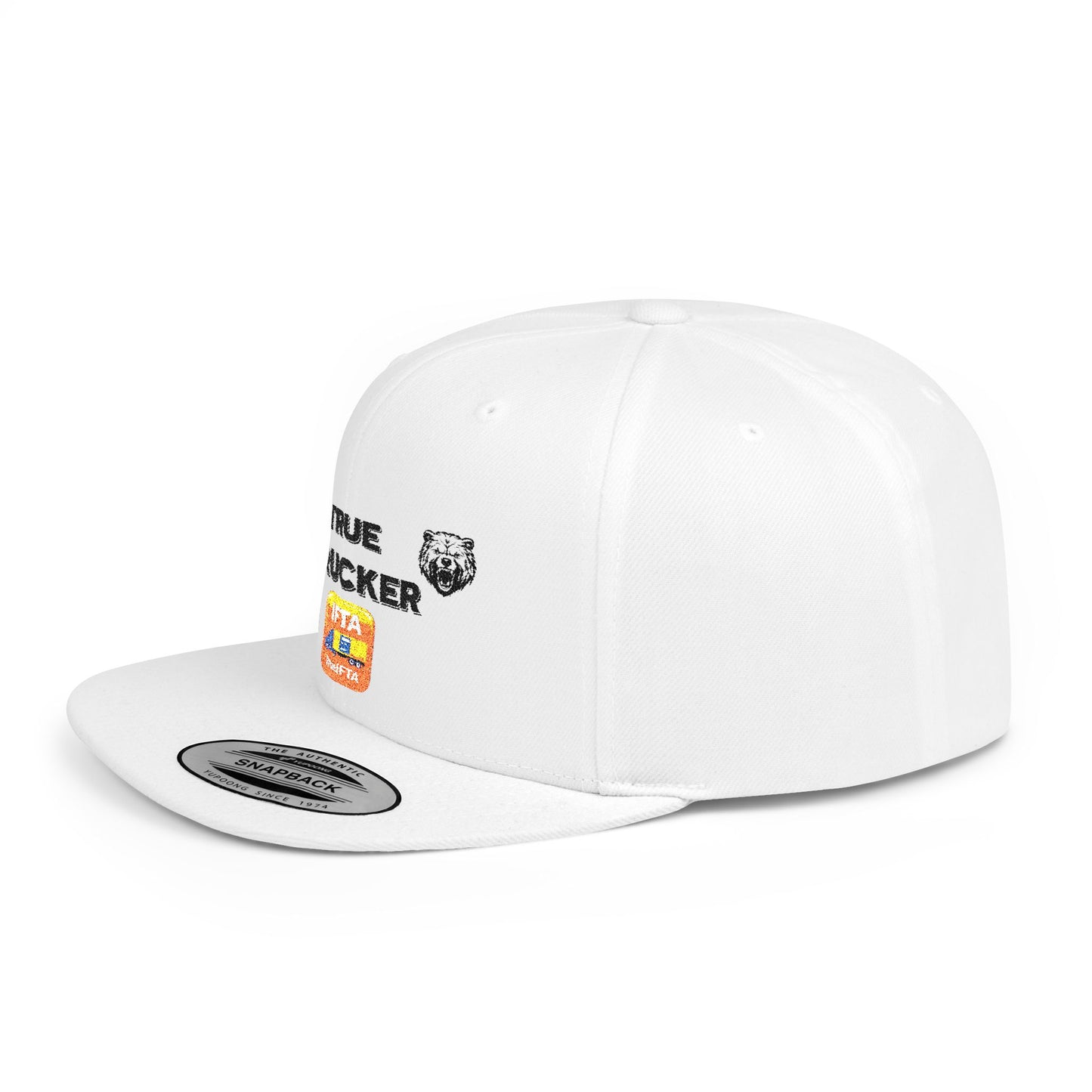 True Trucker Flat Bill Snapback Hat | Perfect for Casual Outings, Outdoor Adventures, Festivals, Gifts, and Everyday Wear
