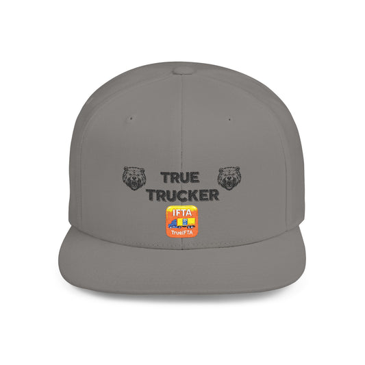 True Trucker Flat Bill Snapback Hat | Perfect for Casual Outings, Outdoor Adventures, Festivals, Gifts, and Everyday Wear