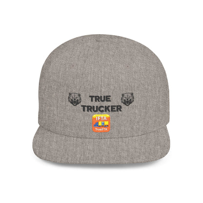 True Trucker Flat Bill Snapback Hat | Perfect for Casual Outings, Outdoor Adventures, Festivals, Gifts, and Everyday Wear