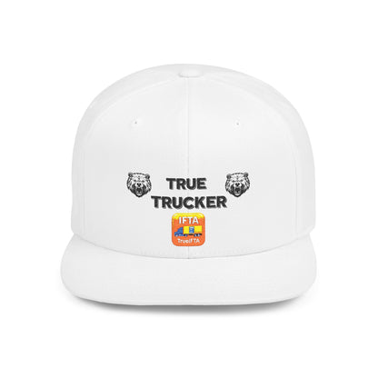 True Trucker Flat Bill Snapback Hat | Perfect for Casual Outings, Outdoor Adventures, Festivals, Gifts, and Everyday Wear