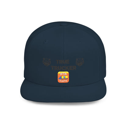 True Trucker Flat Bill Snapback Hat | Perfect for Casual Outings, Outdoor Adventures, Festivals, Gifts, and Everyday Wear