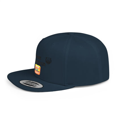 True Trucker Flat Bill Snapback Hat | Perfect for Casual Outings, Outdoor Adventures, Festivals, Gifts, and Everyday Wear