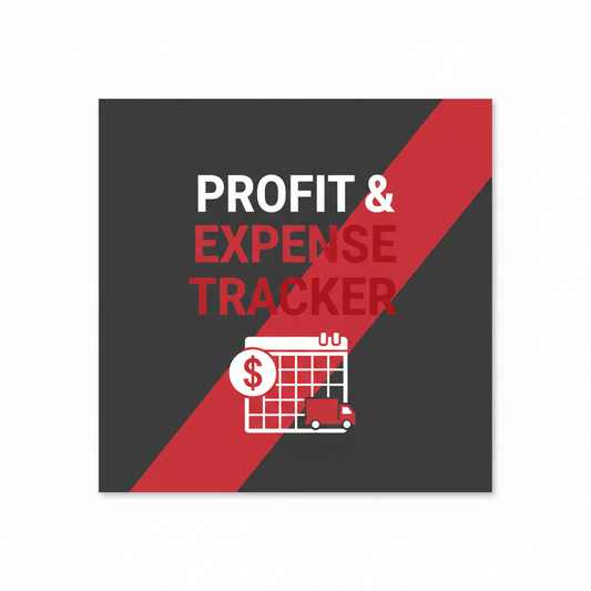 Trucker Profit & Expense Tracker (Spreadsheet)